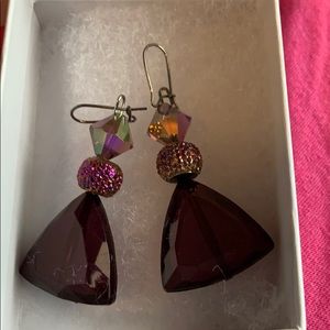 Handmade jewelry swarski crystal erring